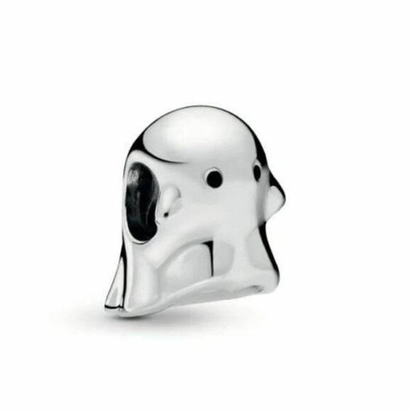 Authentic Pandora Boo the Ghost Silver Charm  Halloween Special - Picture 1 of 2